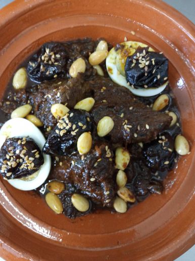 Plat de viande marocain